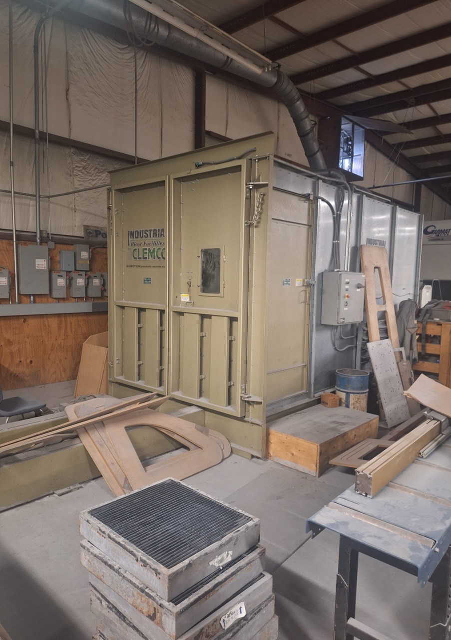 Clemco 7'W x 8'H x 14'L Abrasive Blast Room w/ Media Recovery & Dust Collector, 2015 - Image 3