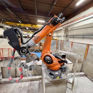 Baca Systems Dual Table Robo SawJet RSJ 202, 2019 – Kuka 6 Axis