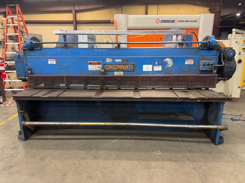 1/4" x 10' Cincinnati 1810 Mechanical Shear