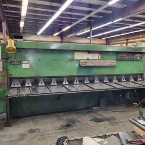 1/4" X 12' Cincinnati Model 250hs Hydraulic Shear; Back Gauge