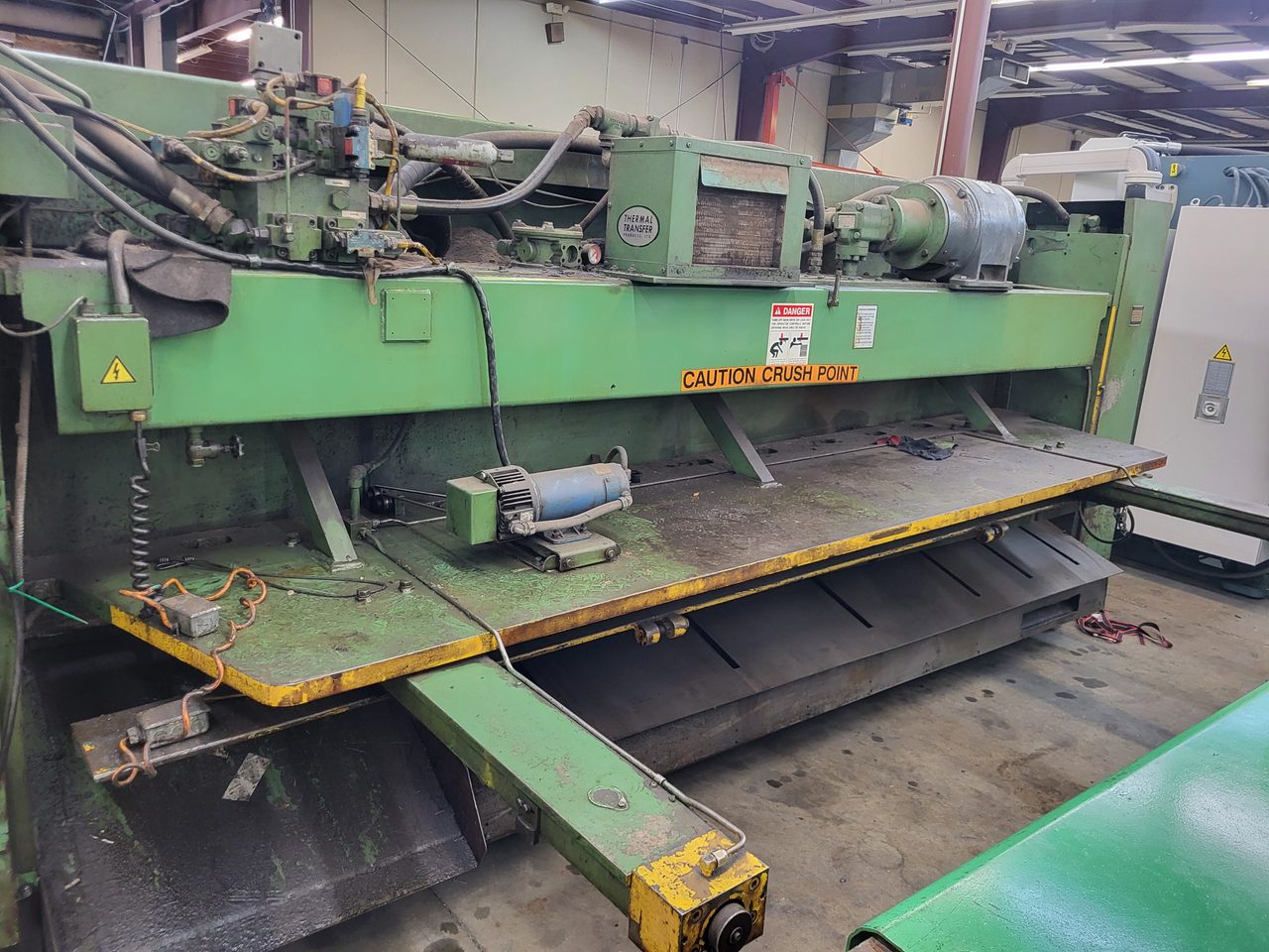 1/4" X 12' Cincinnati Model 250hs Hydraulic Shear; Back Gauge