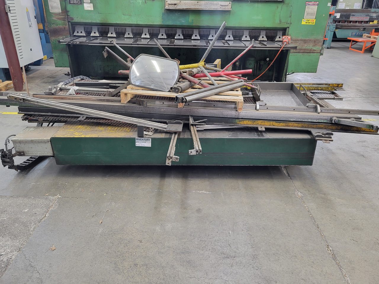 1/4" X 12' Cincinnati Model 250hs Hydraulic Shear; Back Gauge
