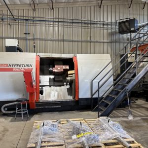 Emco Hyperturn 690MC Plus Twin Turret CNC Lathe, 2004 – Sub-Spindle
