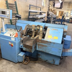 DoAll 13″ x 13″ Model C-3300NC Automatic Horizontal Bandsaw, 1998 – NC Control, Programmable Job Memory, Auto Shuttle Indexing Bar Feed