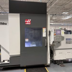 Haas UMC-750SS 5 Axis UMC, 2018 – Midaco Automatic Pallet Changer, TSC, Chip Conveyor