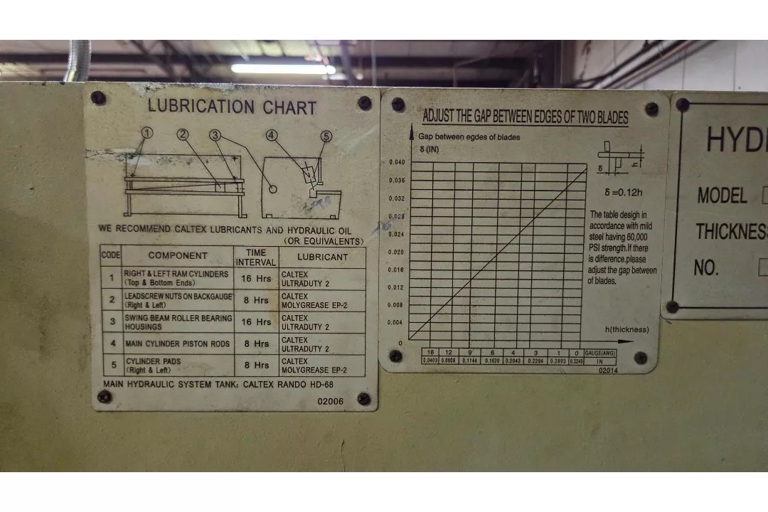 1/4 X 10' Hydra Cut H-1065-C hydraulic Shear, 2007 - Image 11