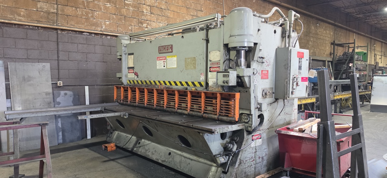 3/8 x 10' Pacific 375R10 HD Shear, Adjustable Blade Gap, Squaring Arm - Image 2