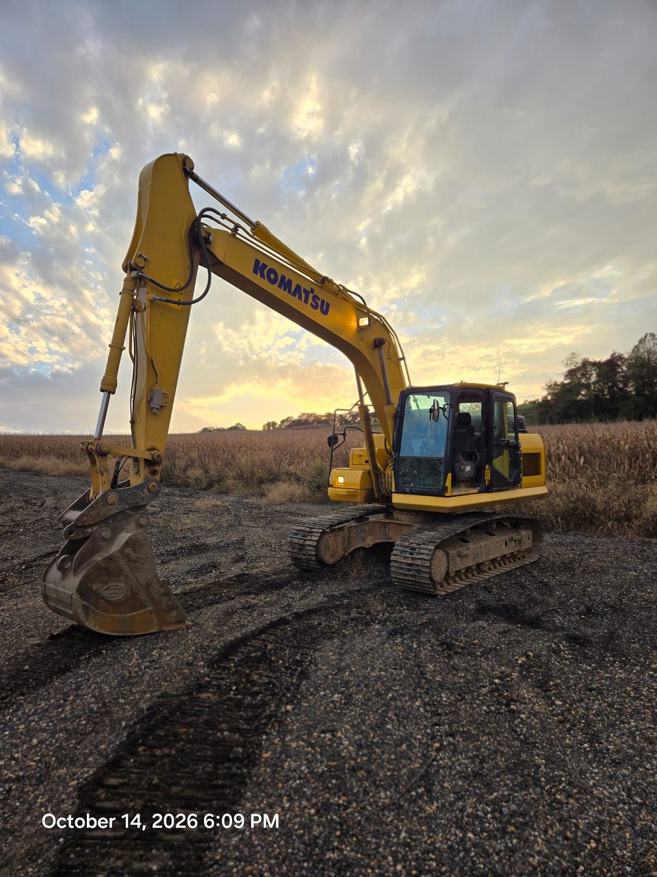 2023 Komatsu PC170LC-11 Hydraulic Crawler Excavator – 121 HP Diesel, 40,000 LB Class, Steel Tracks