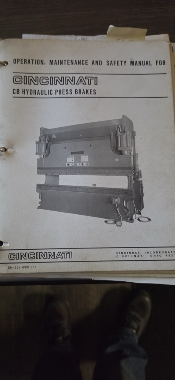 175 Ton x 12' Cincinnati 175-12 Hydraulic Press Brake - Image 8