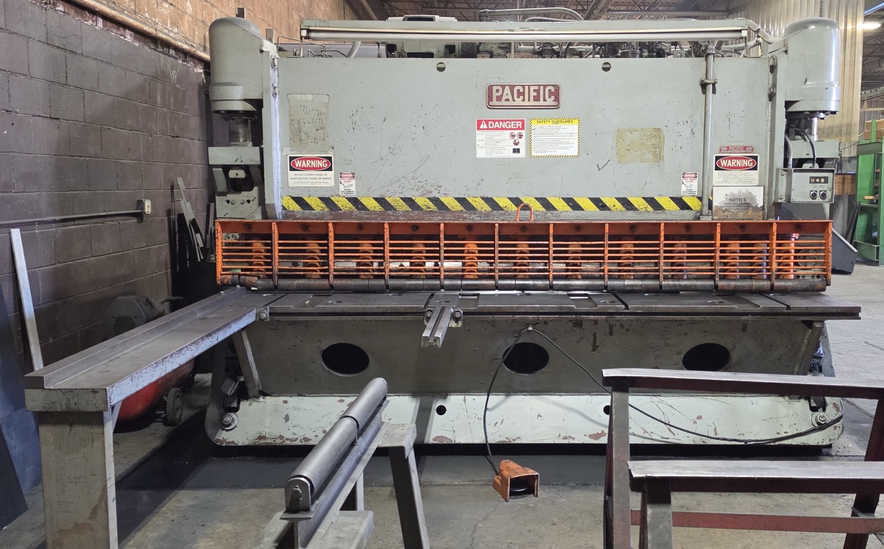 3/8 x 10' Pacific 375R10 HD Shear, Adjustable Blade Gap, Squaring Arm - Image 7