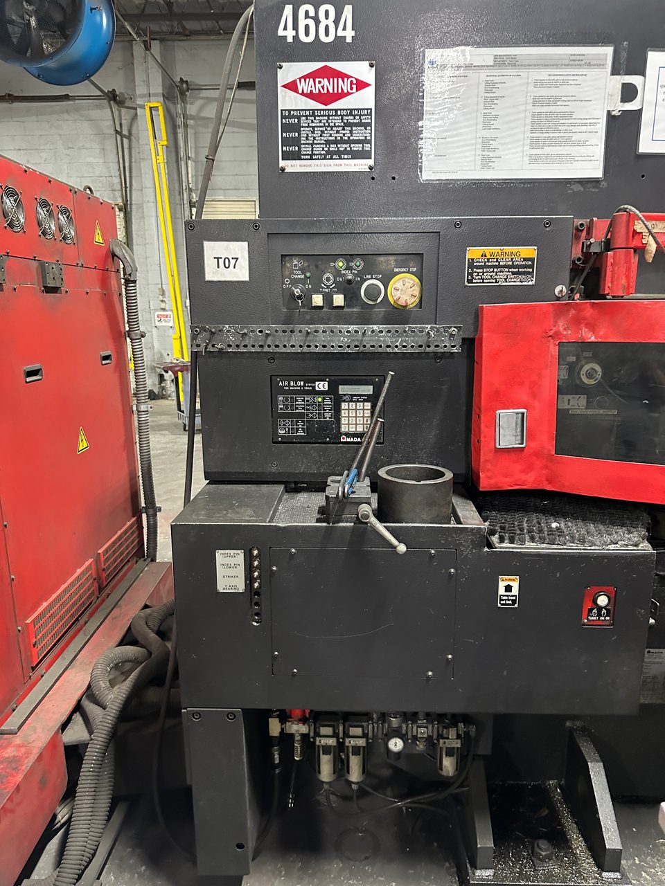 22 Ton Amada EM 2510NT CNC Turret Punch, 2004