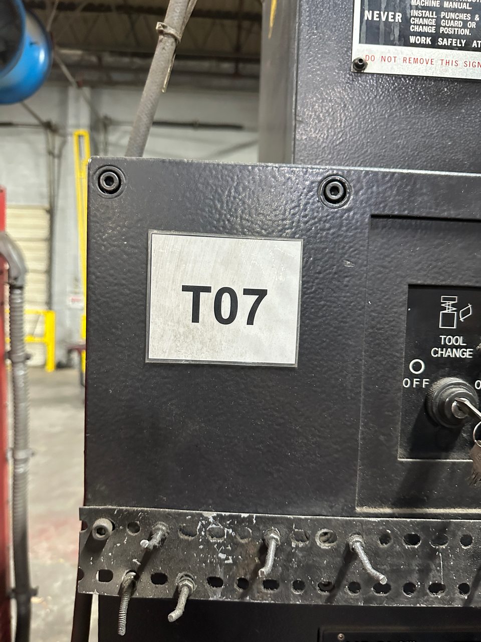 22 Ton Amada EM 2510NT CNC Turret Punch, 2004