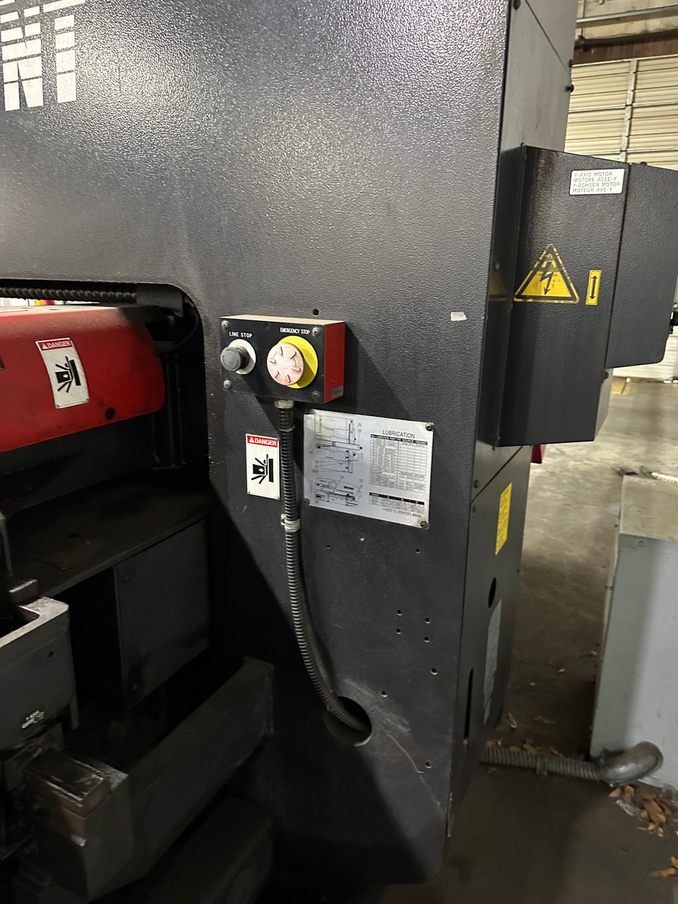 22 Ton Amada EM 2510NT CNC Turret Punch, 2004