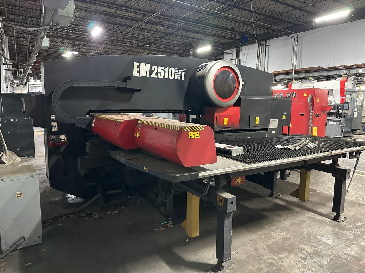 22 Ton Amada EM 2510NT CNC Turret Punch, 2004