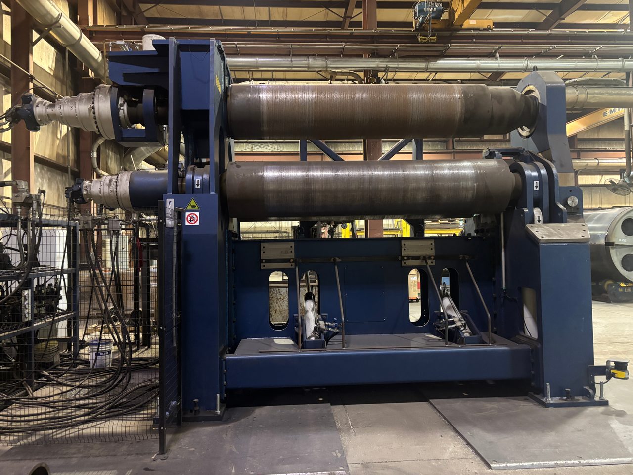 3.5" x 10' Faccin 3HEP-SX210 3-Roll Plate Roll, 2025 - Planetary Roll Drive System