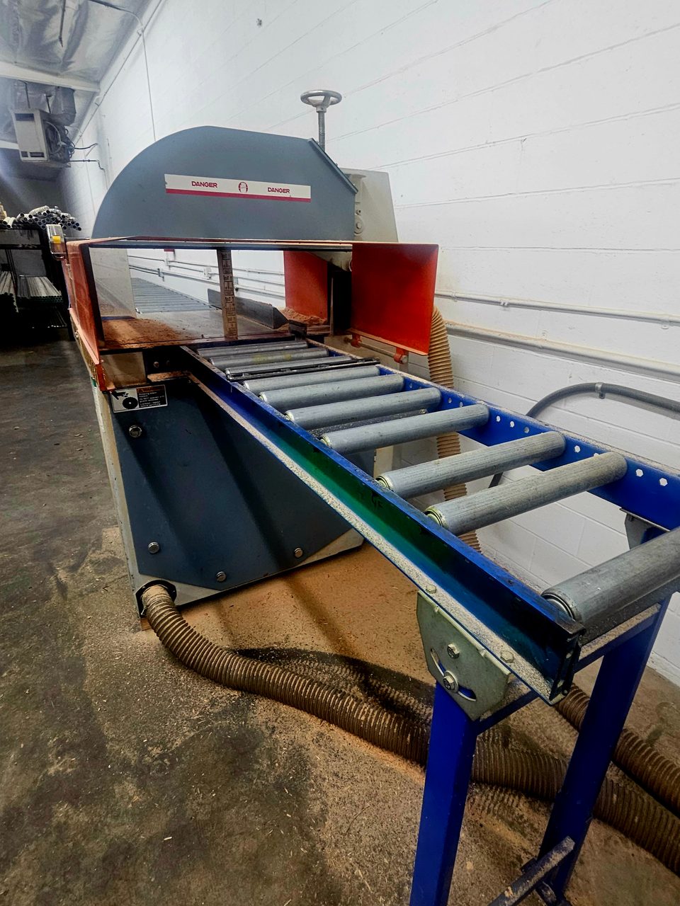 36" NorthTech NT-CS36R 25 HP Pneumatic Up-Cut Saw, 2009