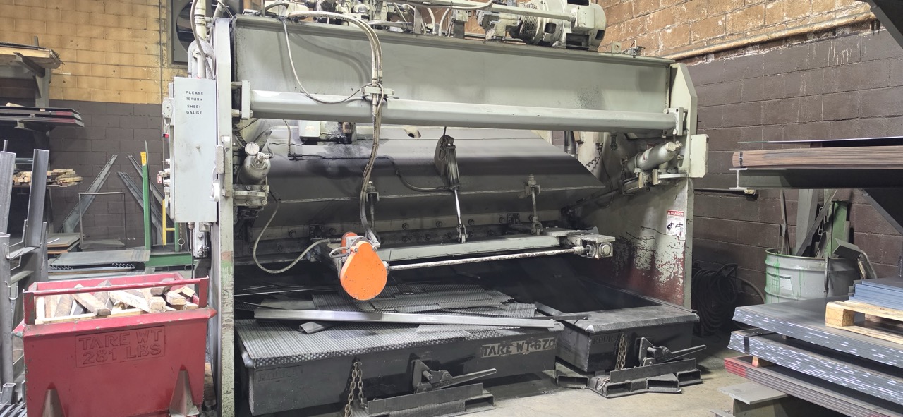 3/8 x 10' Pacific 375R10 HD Shear, Adjustable Blade Gap, Squaring Arm - Image 4