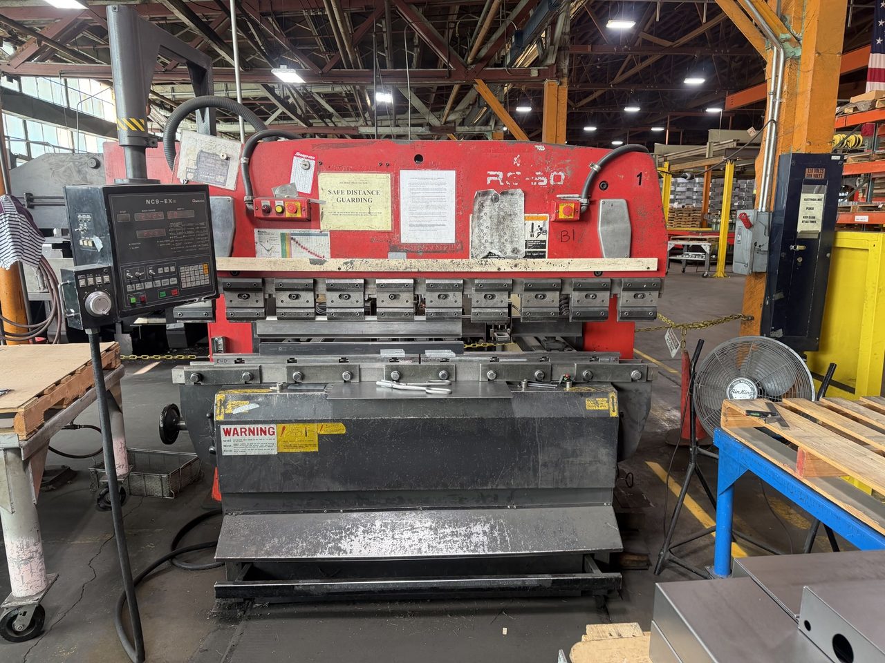 50 Ton x 78.8" Amada RG-50 Hydraulic CNC Press Brake, 1981