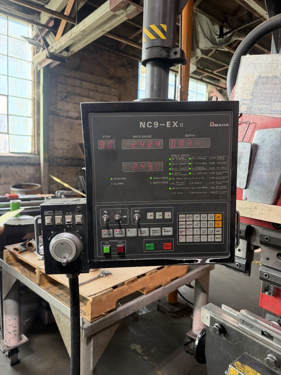 50 Ton x 78.8" Amada RG-50 Hydraulic CNC Press Brake, 1981