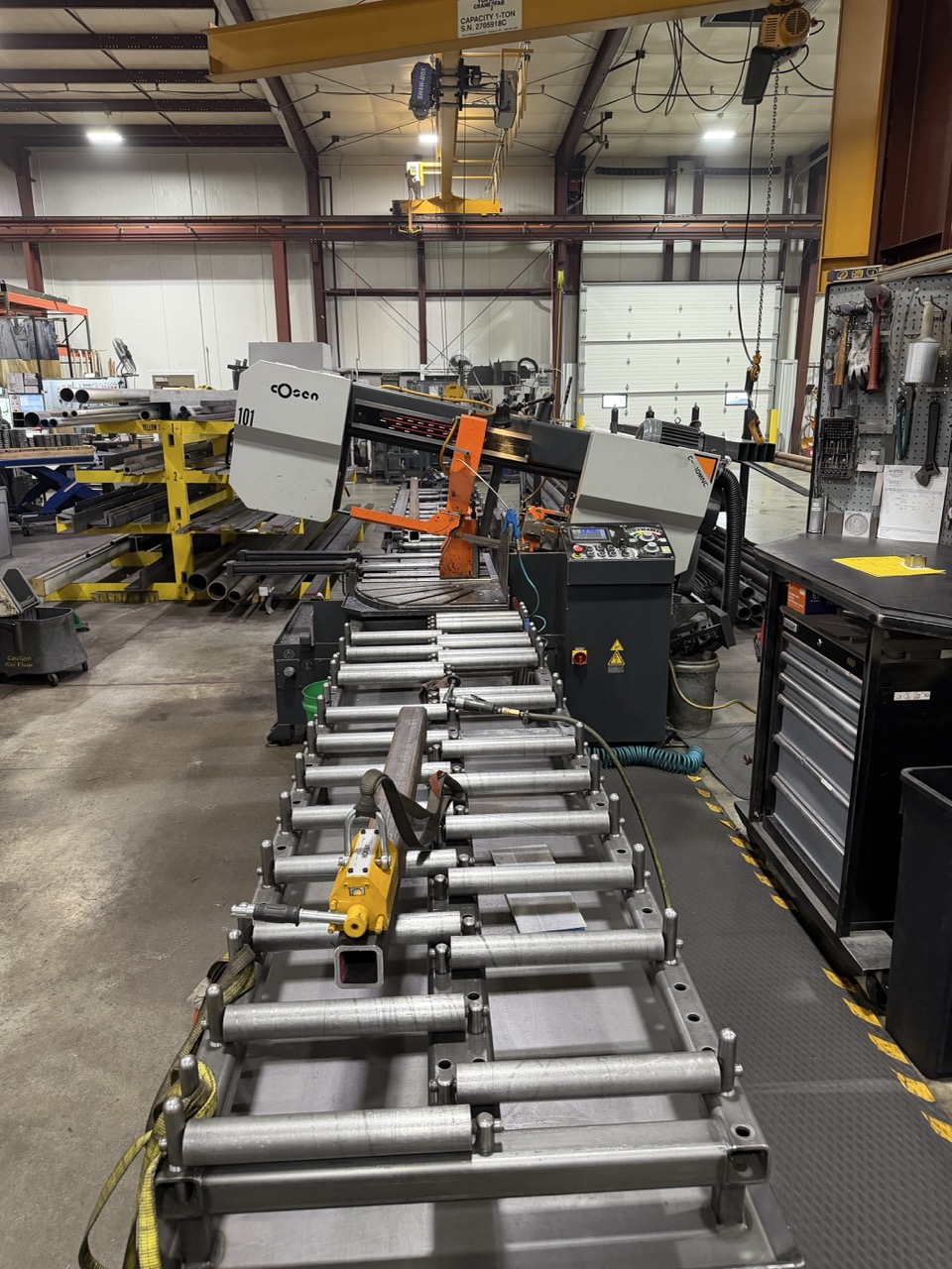 20" x 12.9" Cosen C-510MNC Horizontal Bandsaw, 2016 - Fully Automatic - Image 6