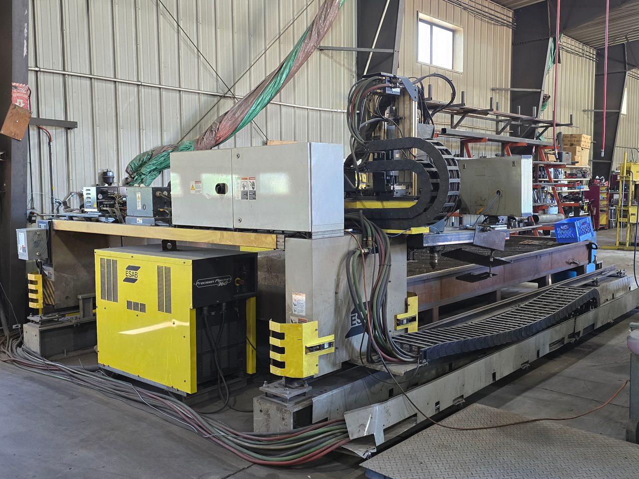 8' x 18' ESAB Combirex DX 3000 CNC Plasma System, 2012 - 360 Amp Precision Plasmarc 360