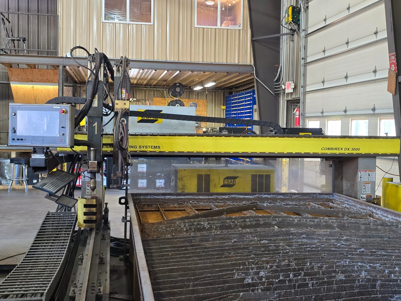 8' x 18' ESAB Combirex DX 3000 CNC Plasma System, 2012 - 360 Amp Precision Plasmarc 360