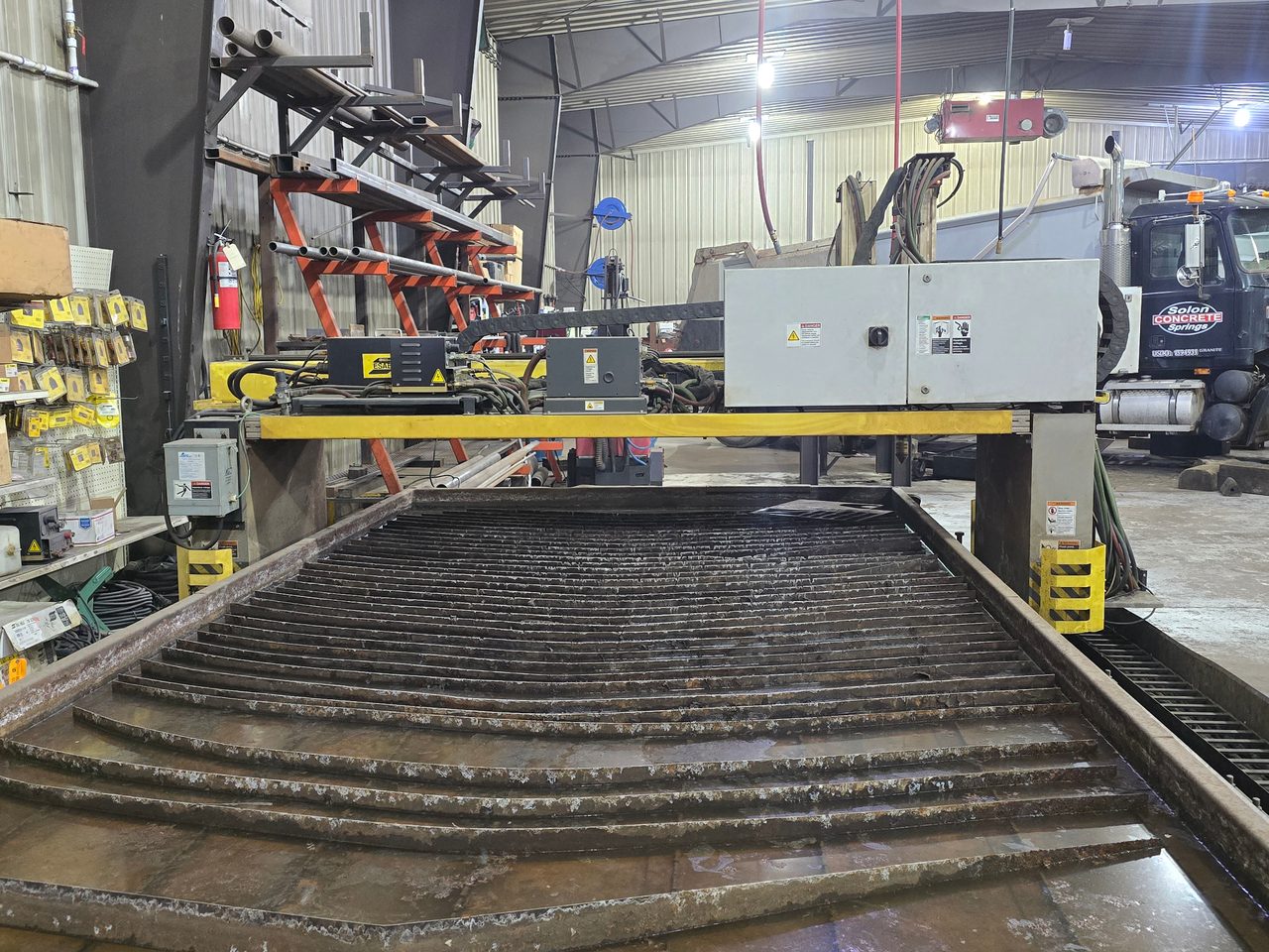 8' x 18' ESAB Combirex DX 3000 CNC Plasma System, 2012 - 360 Amp Precision Plasmarc 360