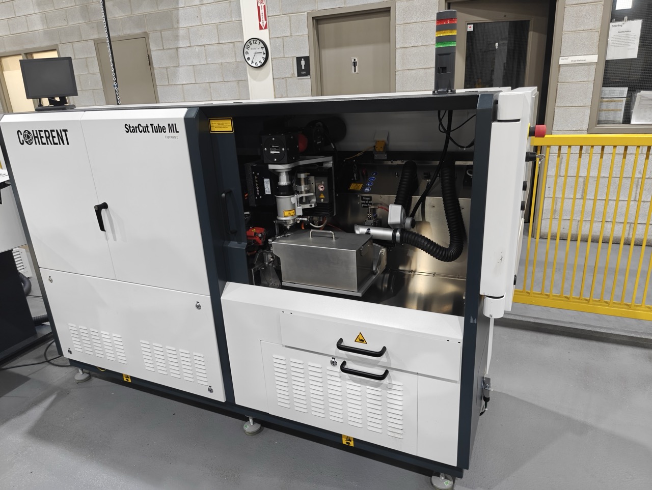 150 Watt Coherent StarCut Tube ML Precision Fiber Laser Tube Cutting System, 2024 - 150W StarFiber 150P, FMB Turbo 2-20 P Bar Loader, Fume Extraction - Image 6