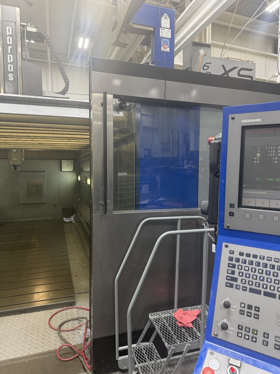 Parpas XS63 5-Axis Gantry Mill, 2011 - TSC, Renishaw Probe, Dual Chip Conveyors, 120 ATC - Image 39