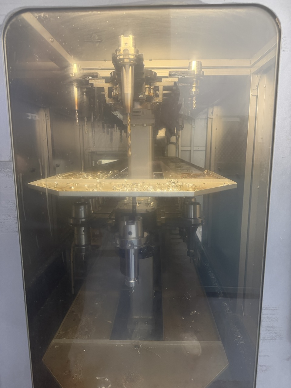 Parpas XS63 5-Axis Gantry Mill, 2011 - TSC, Renishaw Probe, Dual Chip Conveyors, 120 ATC - Image 47