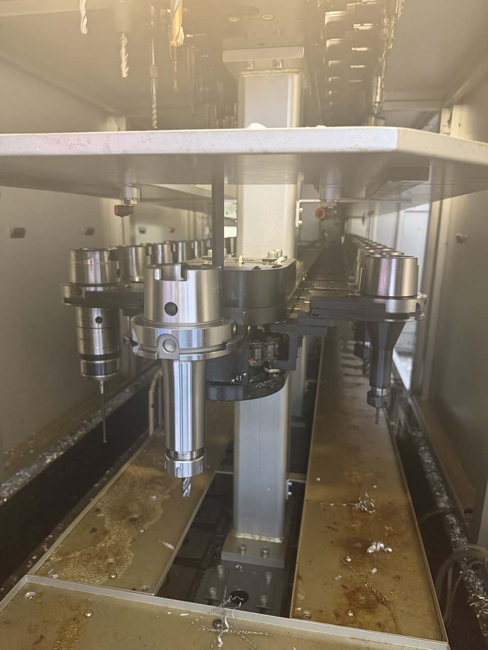 Parpas XS63 5-Axis Gantry Mill, 2011 - TSC, Renishaw Probe, Dual Chip Conveyors, 120 ATC - Image 76