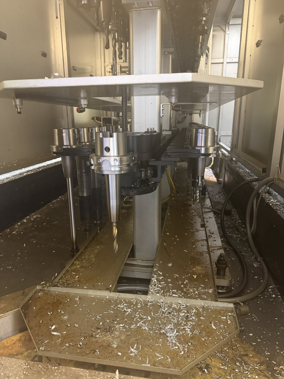 Parpas XS63 5-Axis Gantry Mill, 2011 - TSC, Renishaw Probe, Dual Chip Conveyors, 120 ATC - Image 77