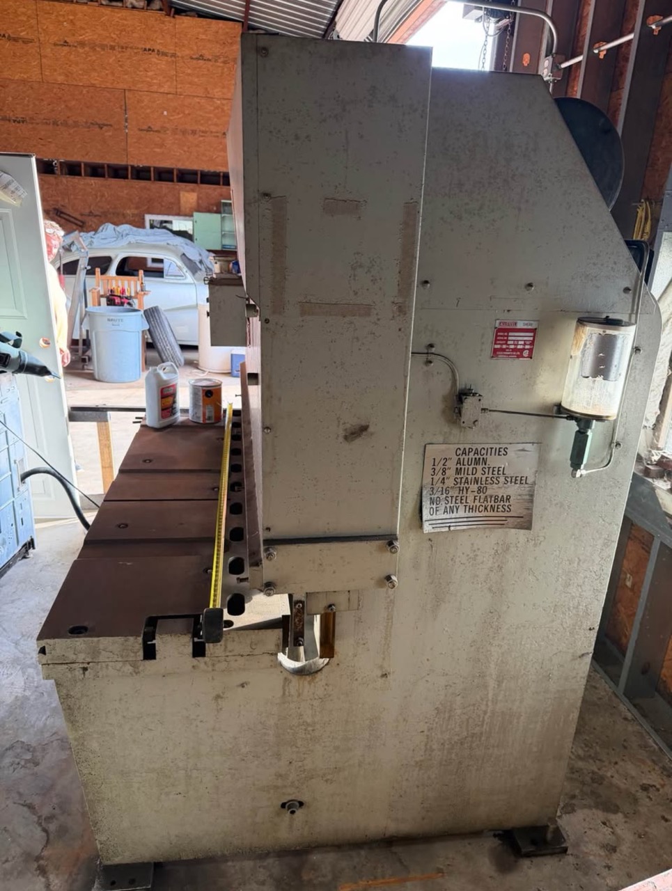 3/8" x 6' Allsteel Model 3/8-6 Mechanical Shear - Image 5