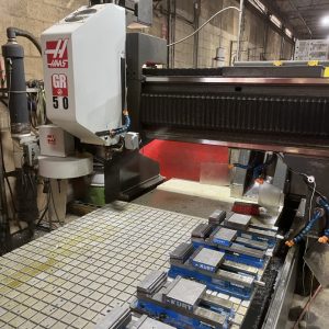 Haas GR-510 Gantry Router, 2013 – 4′ x 10′ Table, Coolant System, Automatic Tool Changer