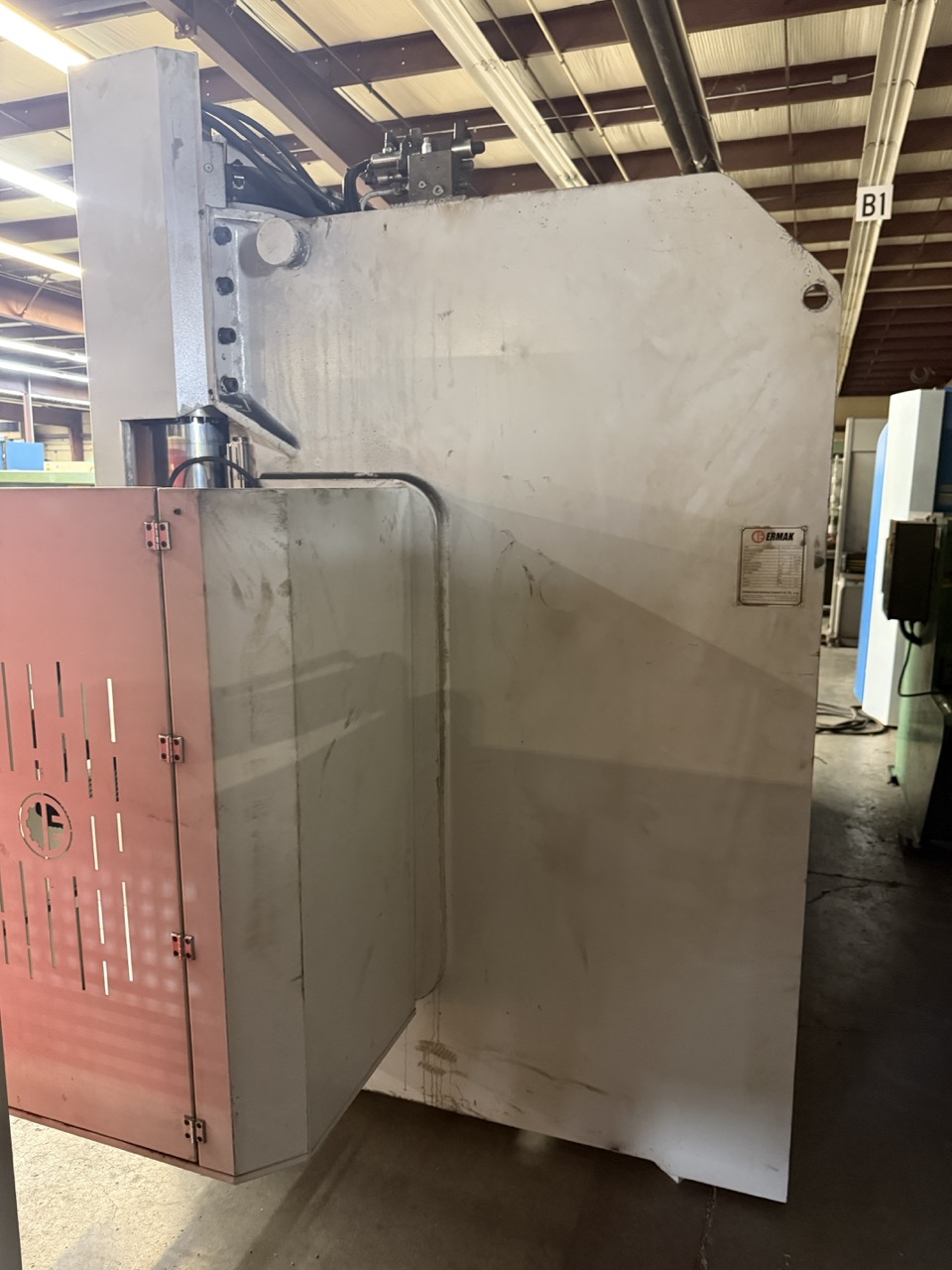 242 Ton x 12' Ermak Power Bend Falcon Press Brake, -2014, CNC Backguage - Image 7