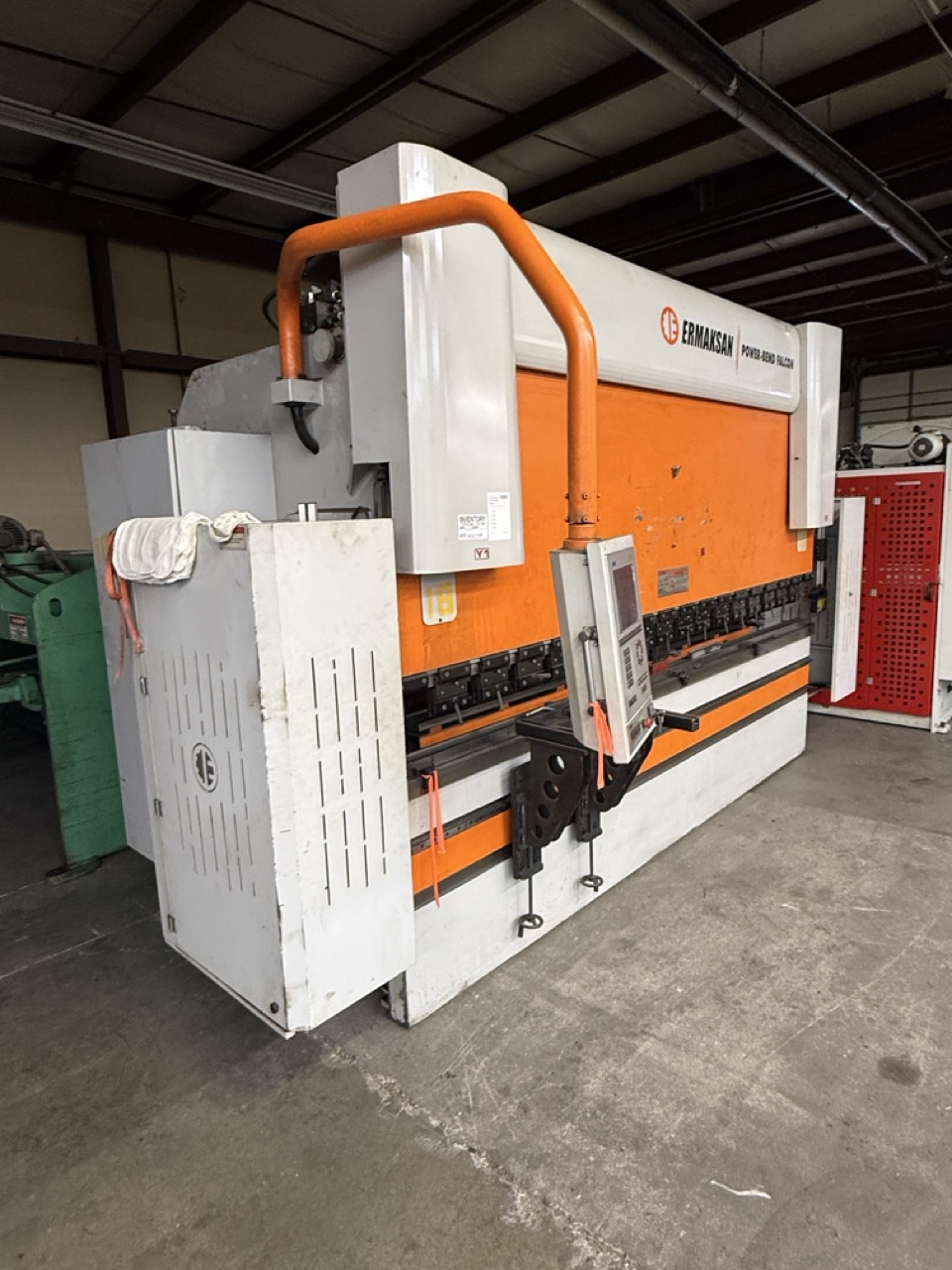 242 Ton x 12' Ermak Power Bend Falcon Press Brake, -2014, CNC Backguage - Image 13