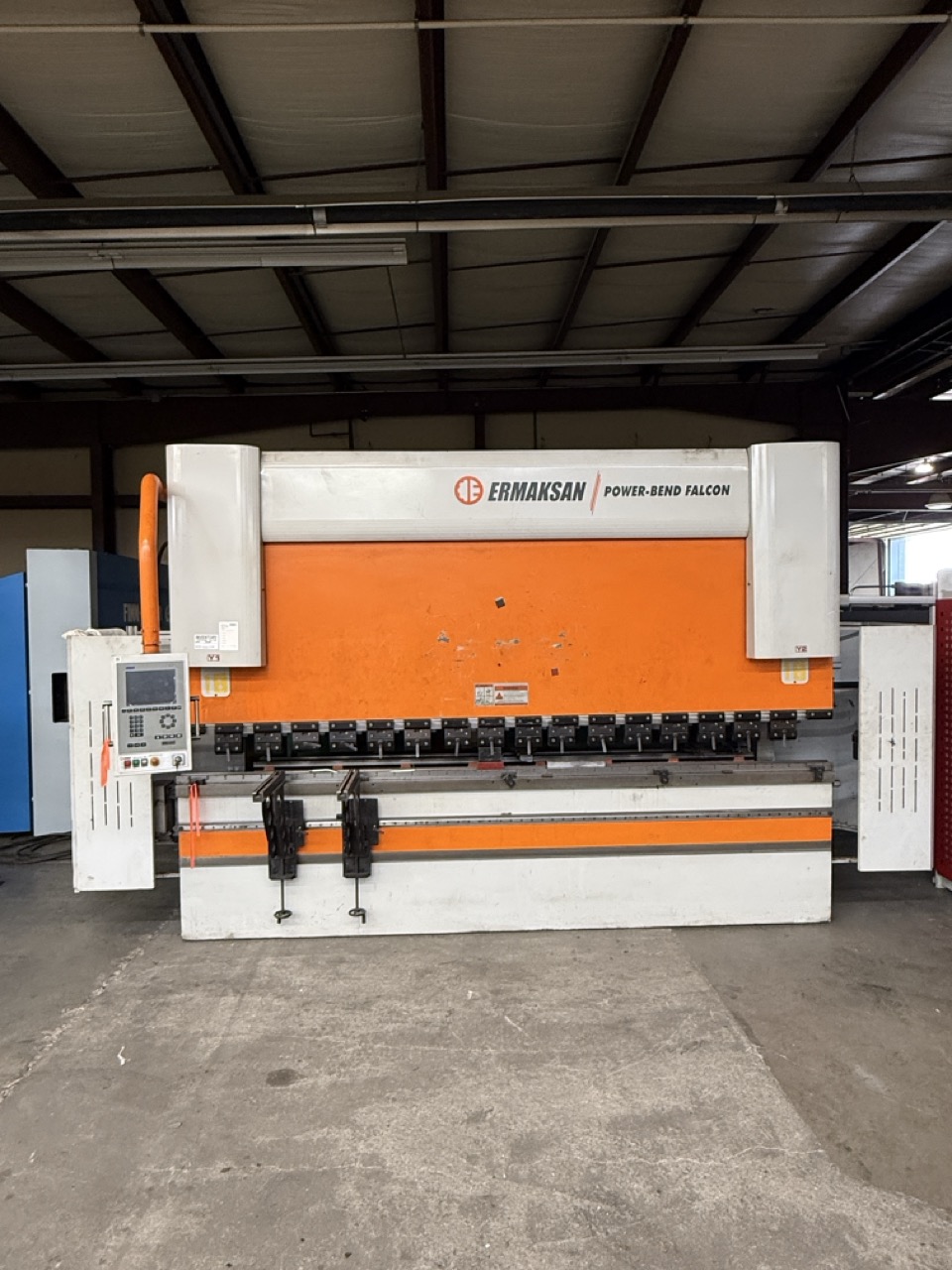 242 Ton x 12' Ermak Power Bend Falcon Press Brake, -2014, CNC Backguage - Image 14