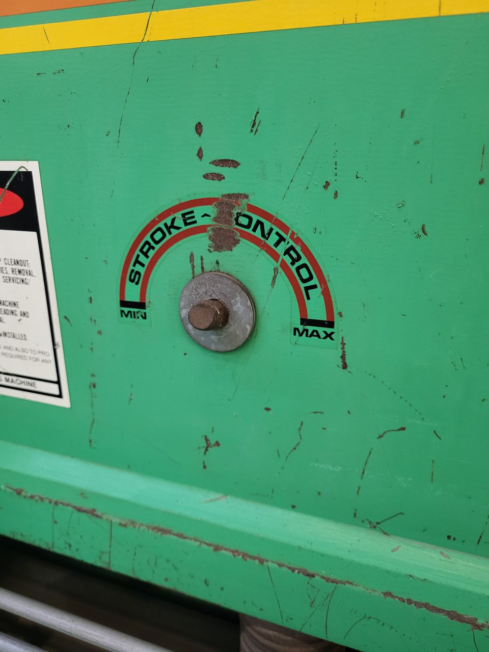 Accurshear 1/4" X 10' Hydraulic Shear Model 825010 LP, 1987 - Parts Accumulator