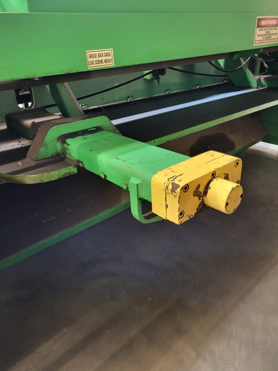 Accurshear 1/4" X 10' Hydraulic Shear Model 825010 LP, 1987 - Parts Accumulator