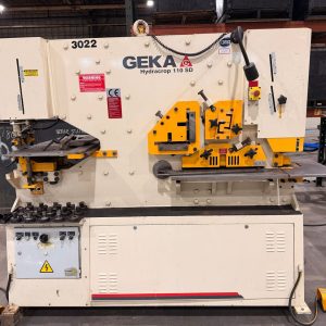 Geka Hydracrop 110/180 SD Hydraulic CNC Ironworker, 2017