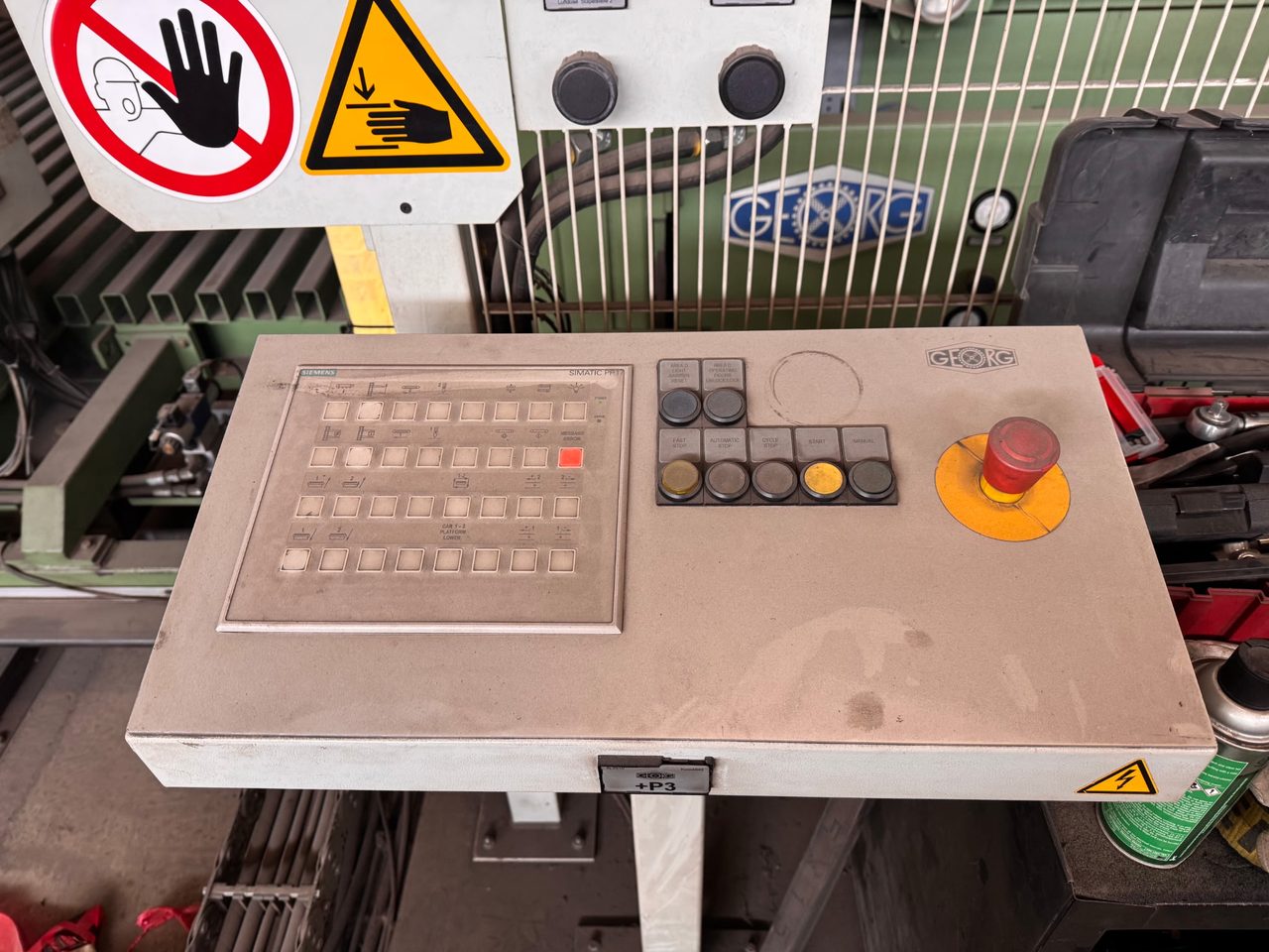 Georg TBA400-Series Step-Lap Cutting Line, 2010