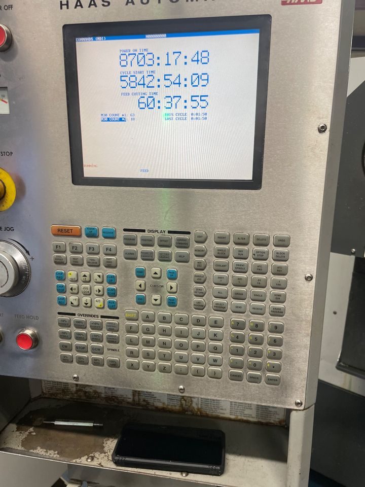 Haas Super Mini Mill VMC, 2005