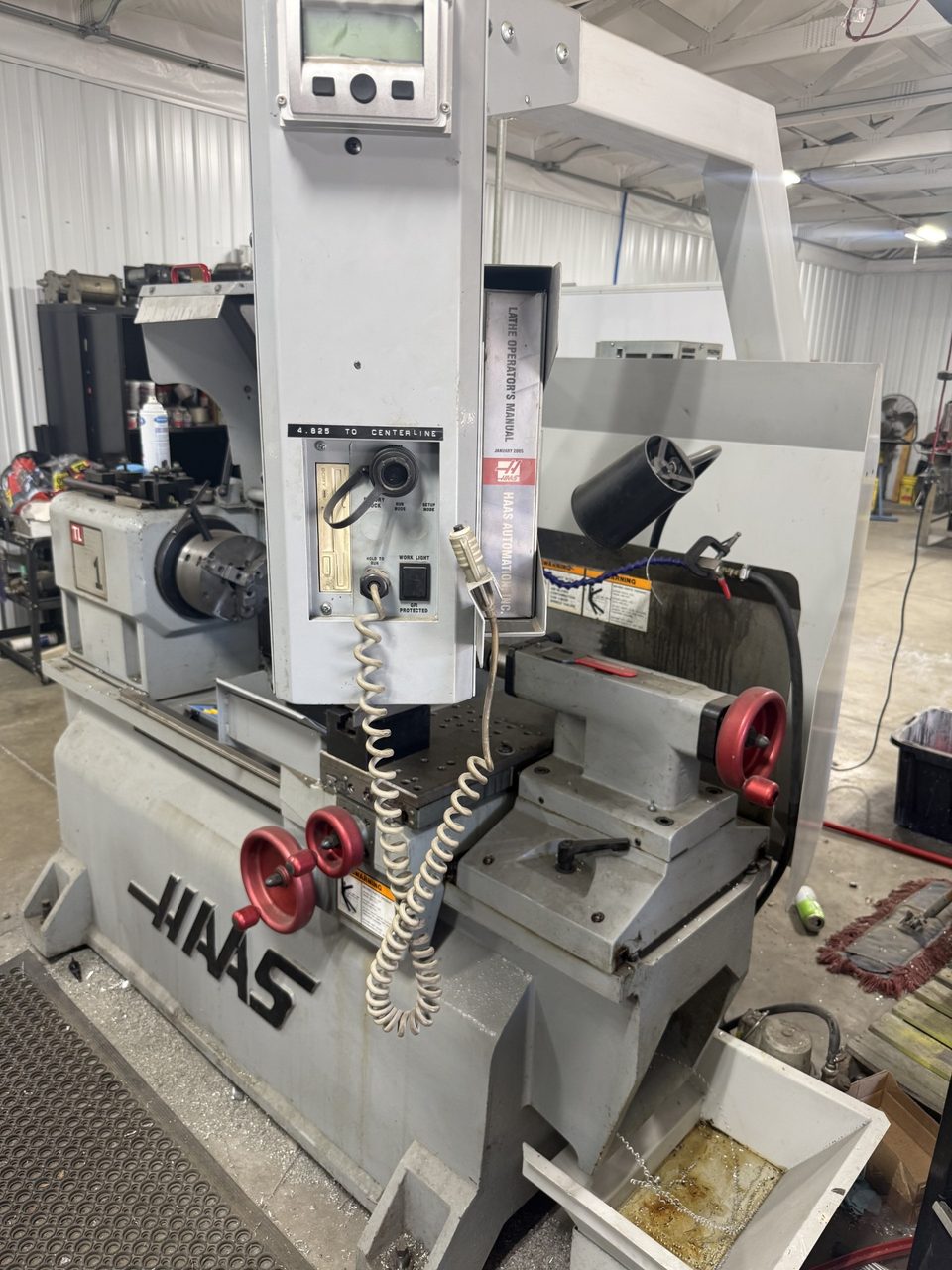 Haas TL-1 CNC Lathe, 2005 - Tailstock