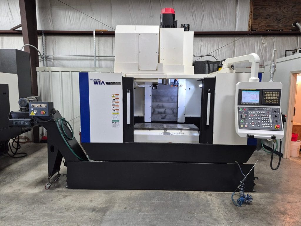Hyundai WIA F500 Plus CNC Vertical Machining Center, 2016 - Fanuc