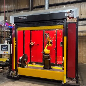 Lincoln Electric ProPak Robotic TIG Welding Cell – FANUC ARC Mate 100iD, R-30iB Plus, Power Wave R450 & TOPTIG, 2022 - Fume Extractor Not Included.