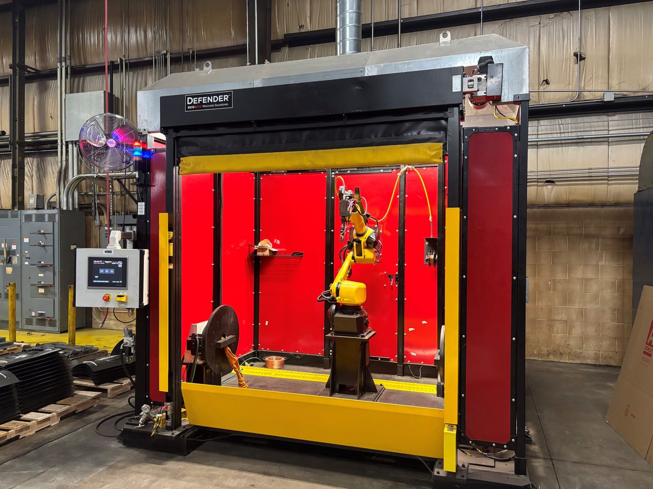 Lincoln Electric ProPak Robotic TIG Welding Cell – FANUC ARC Mate 100iD, R-30iB Plus, Power Wave R450 & TOPTIG, 2022 - Fume Extractor Not Included.