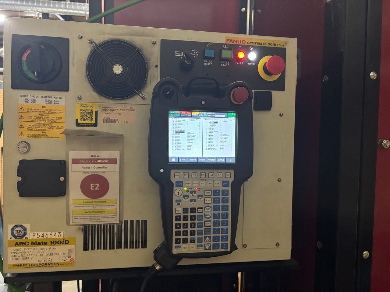 Lincoln Electric ProPak Robotic TIG Welding Cell – FANUC ARC Mate 100iD, R-30iB Plus, Power Wave R450 & TOPTIG, 2022 - Fume Extractor Not Included.