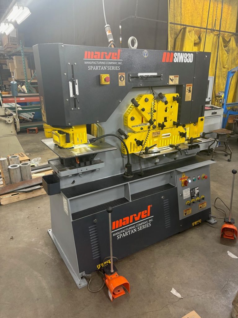 Marvel Spartan 93 Ton Ironworker MSIW93D, 2017
