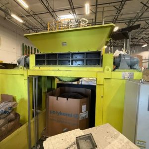 Nanjing Hangduan 1300 Twin Shaft Shredder Grinder, 2025 – Dual 22 kW Drives, 480V