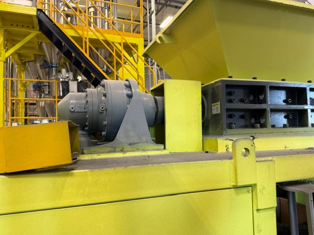 Nanjing Hangduan 1300 Twin Shaft Shredder Grinder, 2025 – Dual 22 kW Drives, 480V